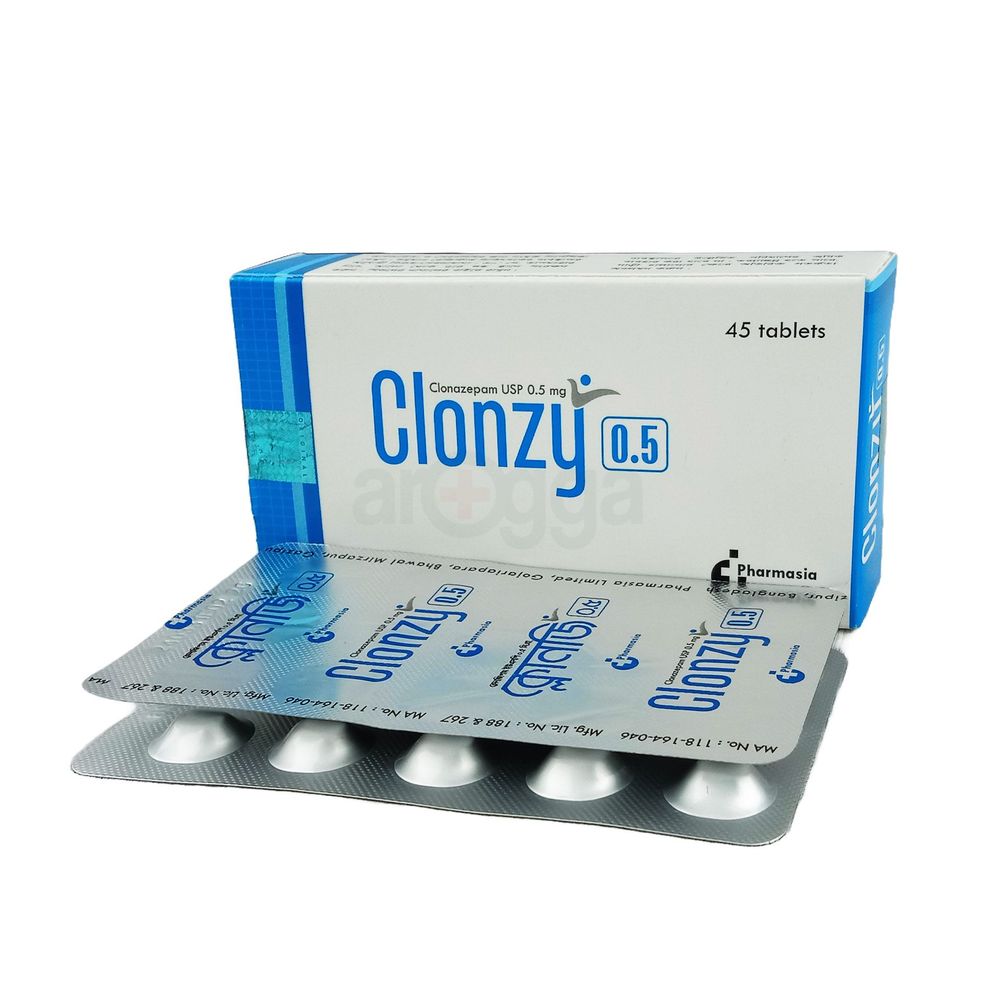 Clonzy 0.5 0.5mg Tablet