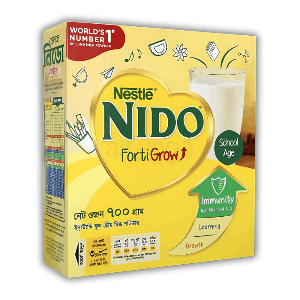 Nestlé Nido Fortigrow Full Cream Milk Powder 700gm  