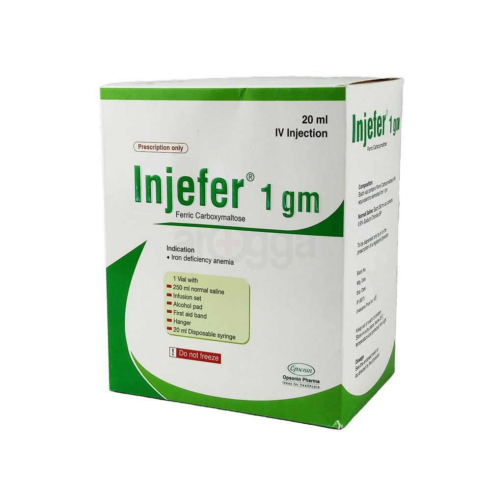 Injefer 1gm IV 1gm/20ml Injection