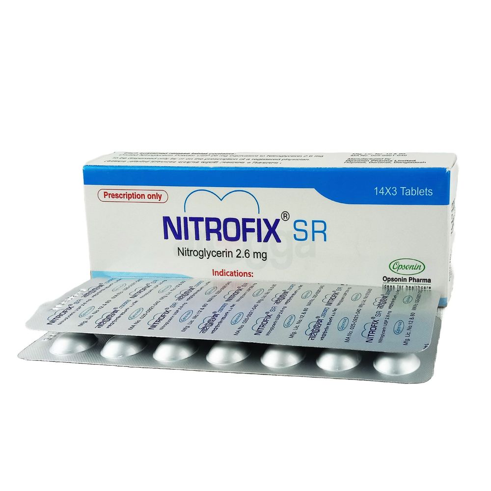 Nitrofix SR 2.6mg Tablet