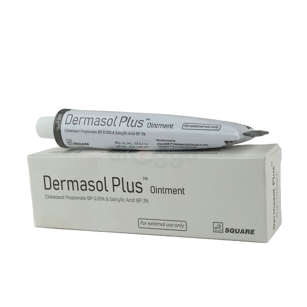 Dermasol Plus 0.05%+3% Ointment - Arogga Online Pharmacy