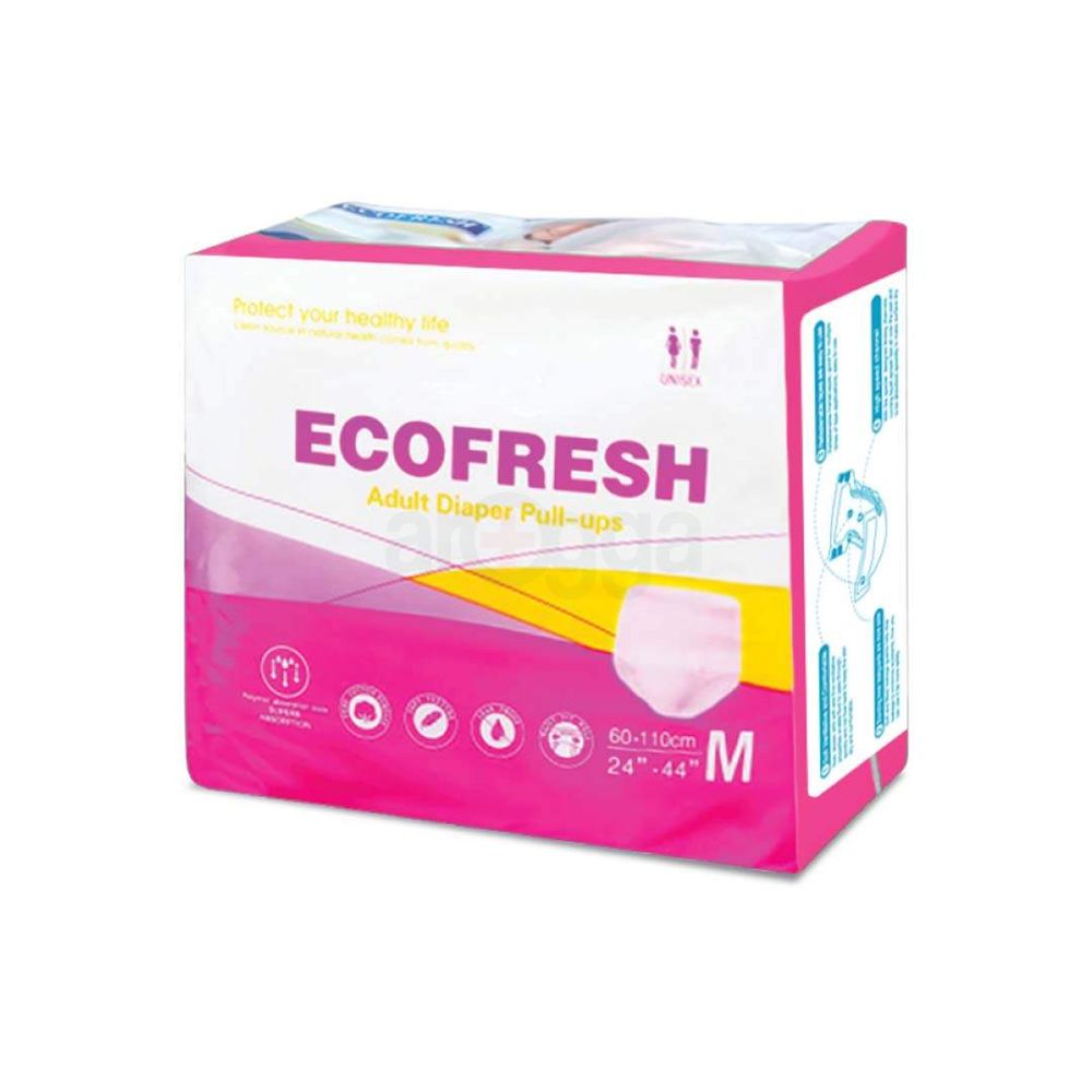 Ecofresh Adult Diaper Pant Style 10pcs M  