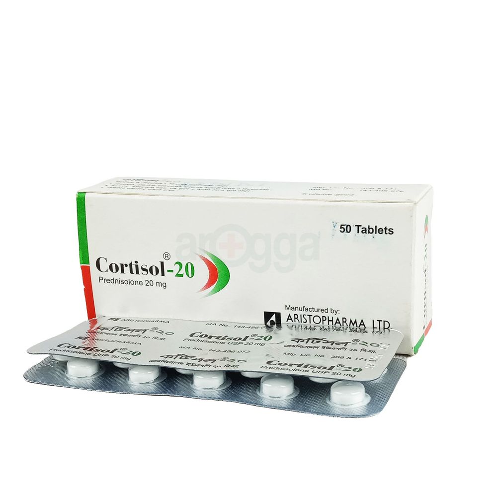 Cortisol 20mg Tablet