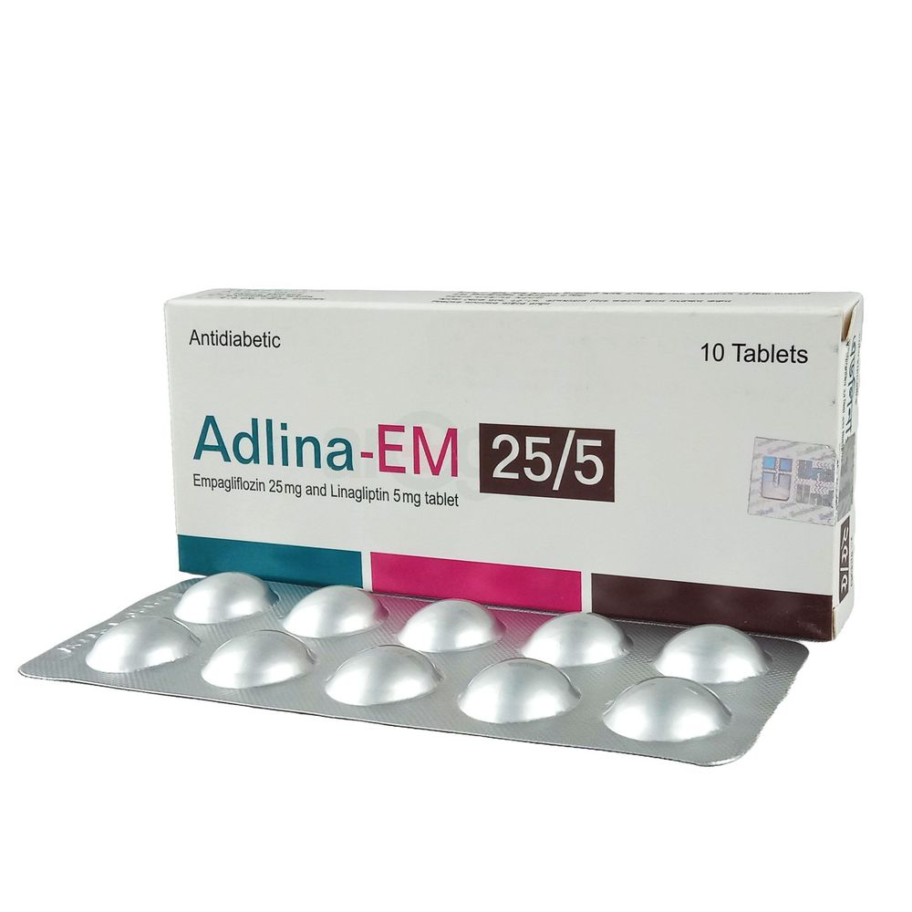 Adlina-EM 25/5 25mg+5mg Tablet