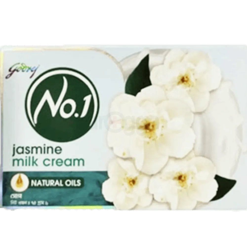 Godrej No.1 Jasmine Milk Cream Soap 100gm  