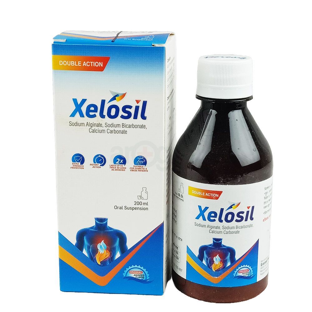 Xelosil 500mg+213mg+325mg/10ml Suspension