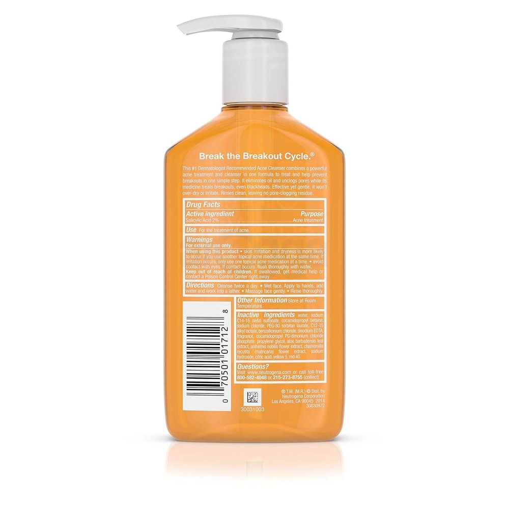 Neutrogena Microclear Oil Free Acne Wash  