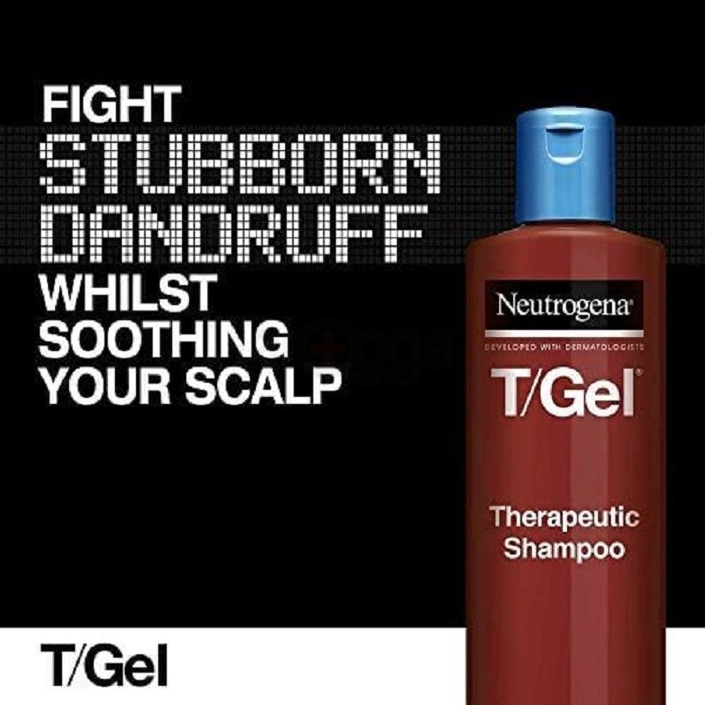 Neutrogena T/Gel Therapeutic Shampoo with Neutar Solubilised Coal Tar Extract for Scalp Psoriasis, Seborrhoeic Dermatitis & Dandruff  