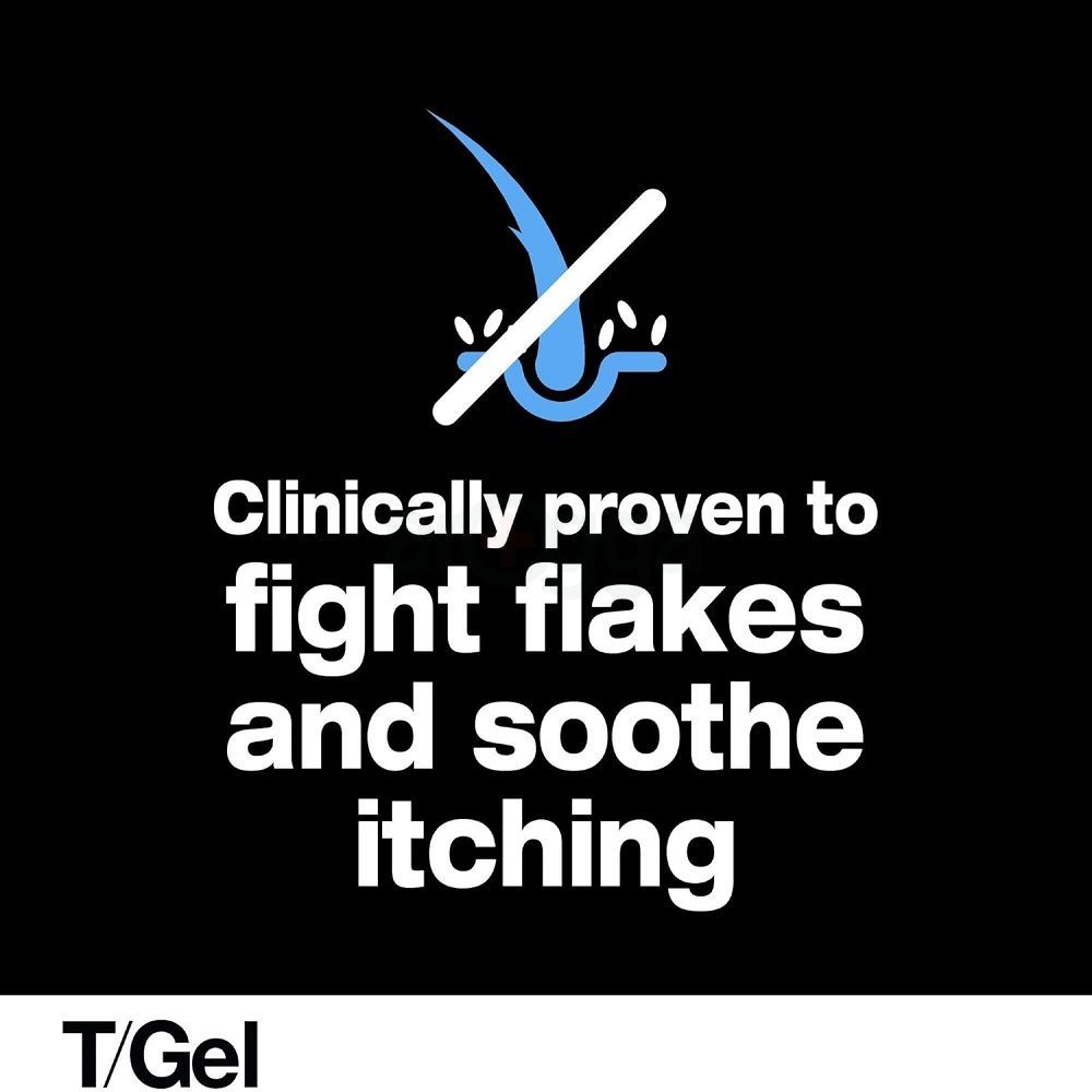 Neutrogena T/Gel Therapeutic Shampoo with Neutar Solubilised Coal Tar Extract for Scalp Psoriasis, Seborrhoeic Dermatitis & Dandruff  