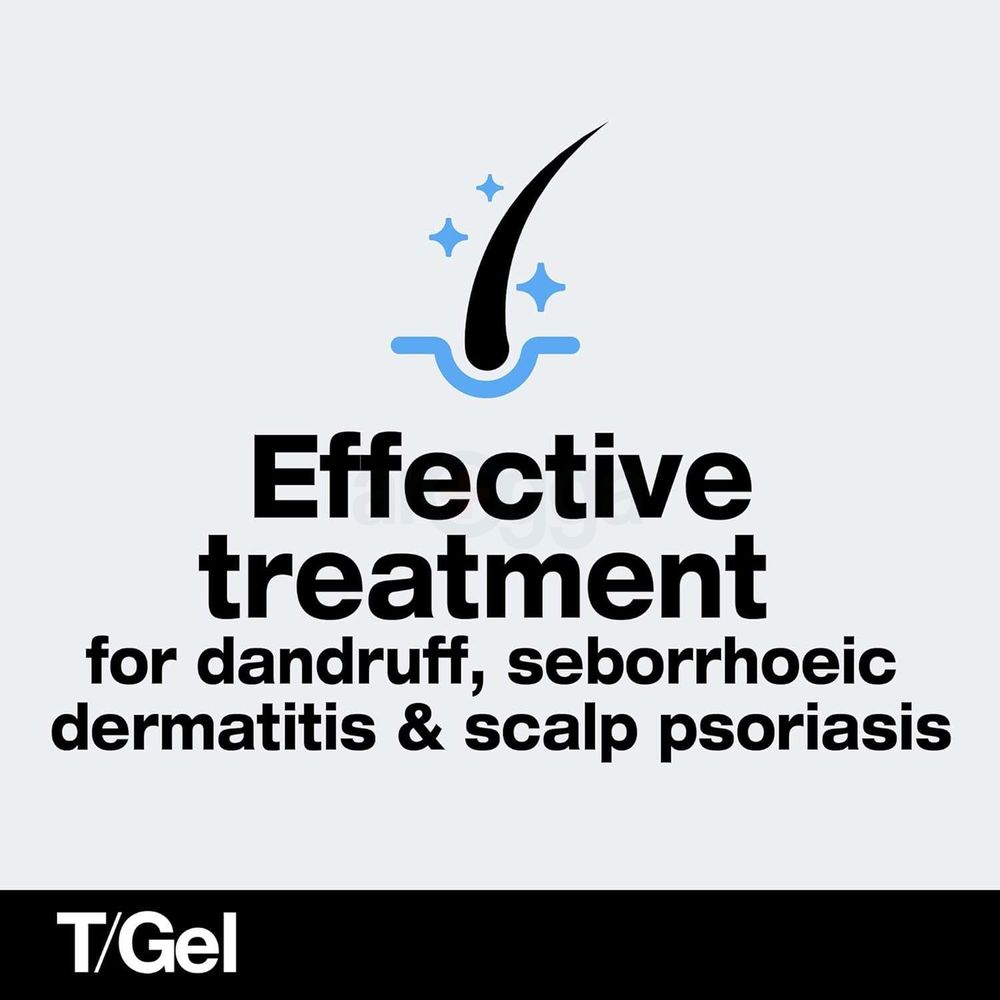 Neutrogena T/Gel Therapeutic Shampoo with Neutar Solubilised Coal Tar Extract for Scalp Psoriasis, Seborrhoeic Dermatitis & Dandruff  