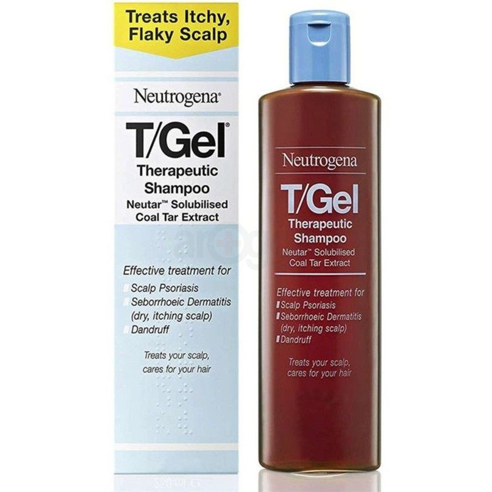 Neutrogena T/Gel Therapeutic Shampoo with Neutar Solubilised Coal Tar Extract for Scalp Psoriasis, Seborrhoeic Dermatitis & Dandruff  