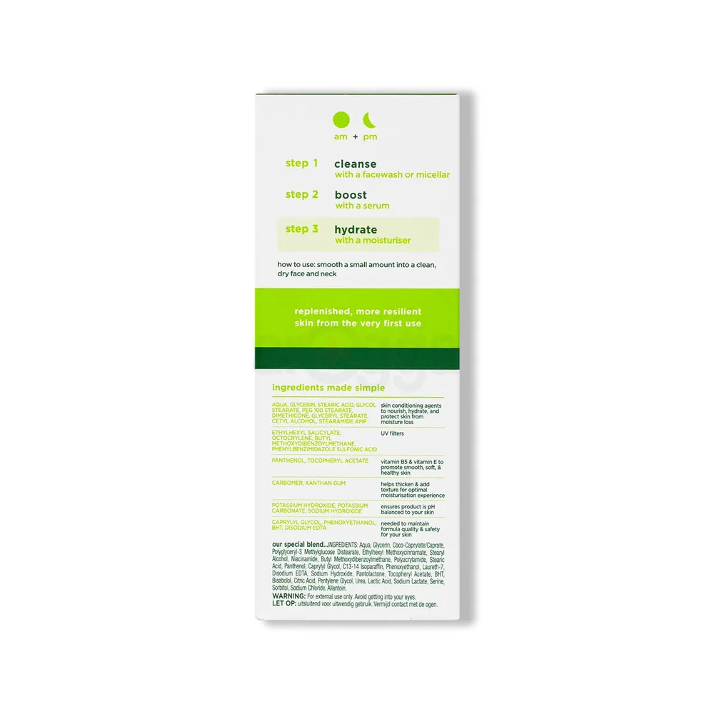 Simple Kind to Skin Replenishing Rich Moisturiser with Vitamin B5+E & Niacinamide 125ml  