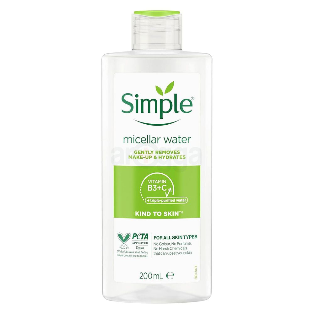 Simple Kind To Skin Micellar Cleansing Water 200ml  