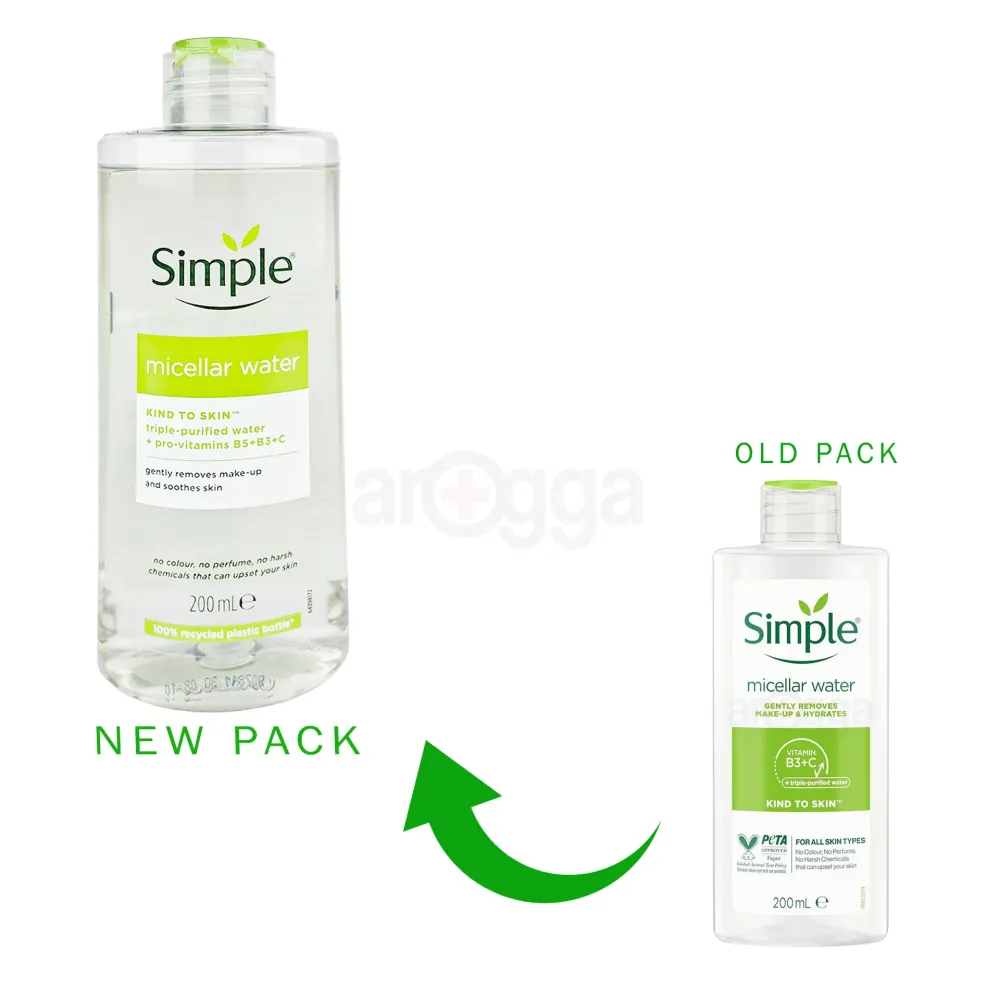 Simple Kind To Skin Micellar Cleansing Water 200ml  