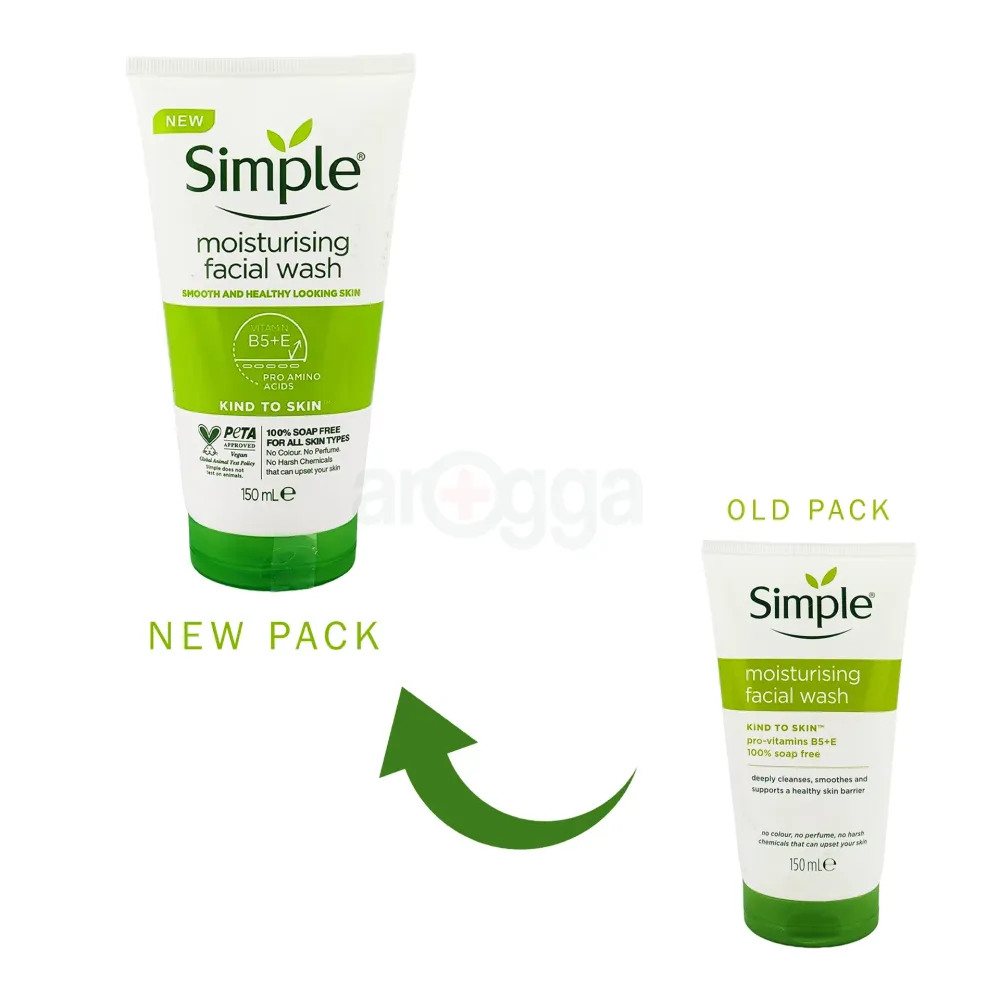 Simple Kind to Skin Moisturising Facial Wash 150ml  