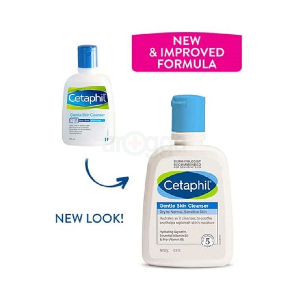 Cetaphil Gentle Skin Cleanser for Dry to Normal, Sensitive Skin 125ml  