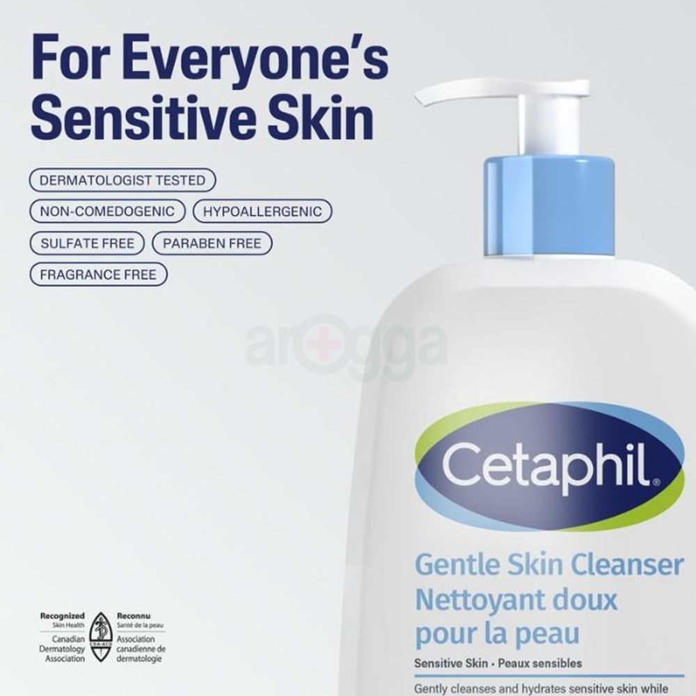 Cetaphil Gentle Skin Cleanser for Nattoyant Doux Pour La Peau Sensitive Skin 500ml  