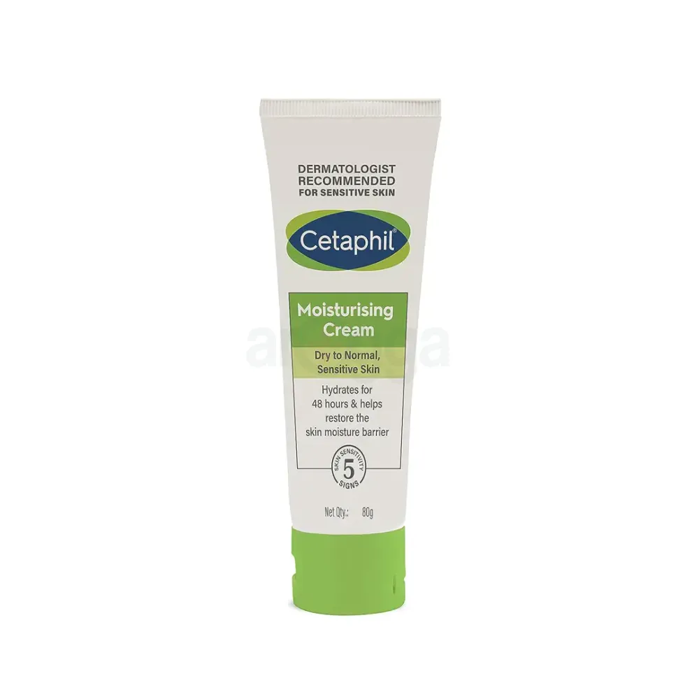 Cetaphil Moisturising Cream for Dry To Normal, Sensitive Skin 80gm  