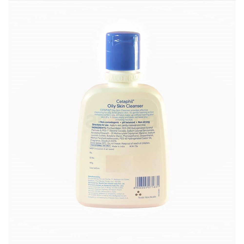 Cetaphil Oily Skin Cleanser For Combination to Oily, Sensitive Skin  