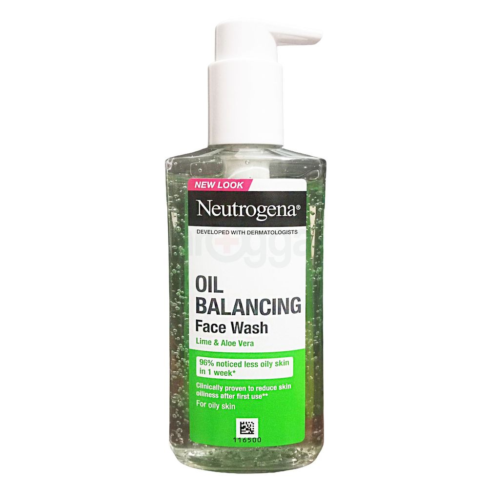 Neutrogena Oil Balancing Facial Wash with Lime For Oily Skin  