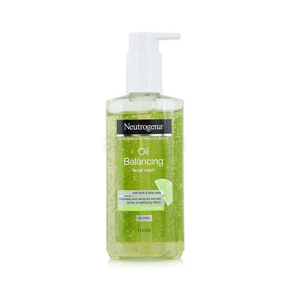 Neutrogena Oil Balancing Facial Wash with Lime For Oily Skin  