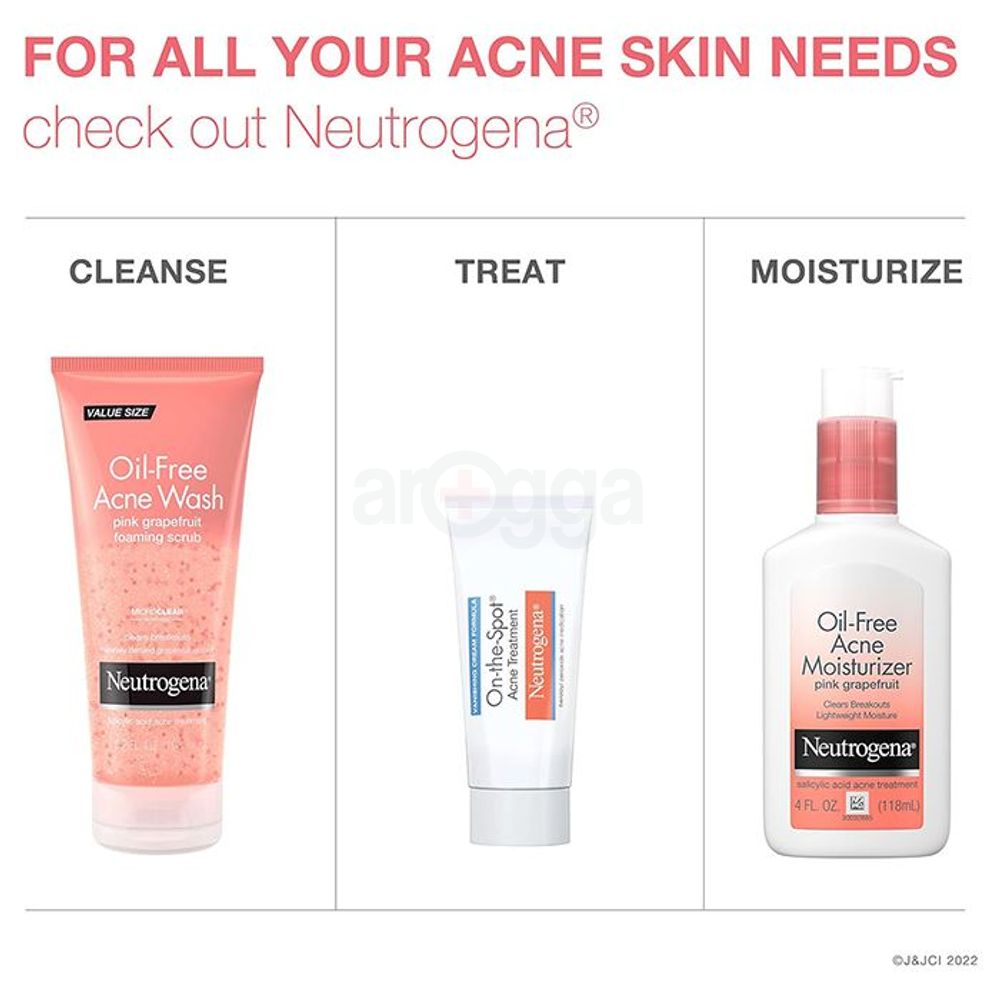 Neutrogena Oil-Free Acne Wash Pink Grapefruit Foaming Scrub  