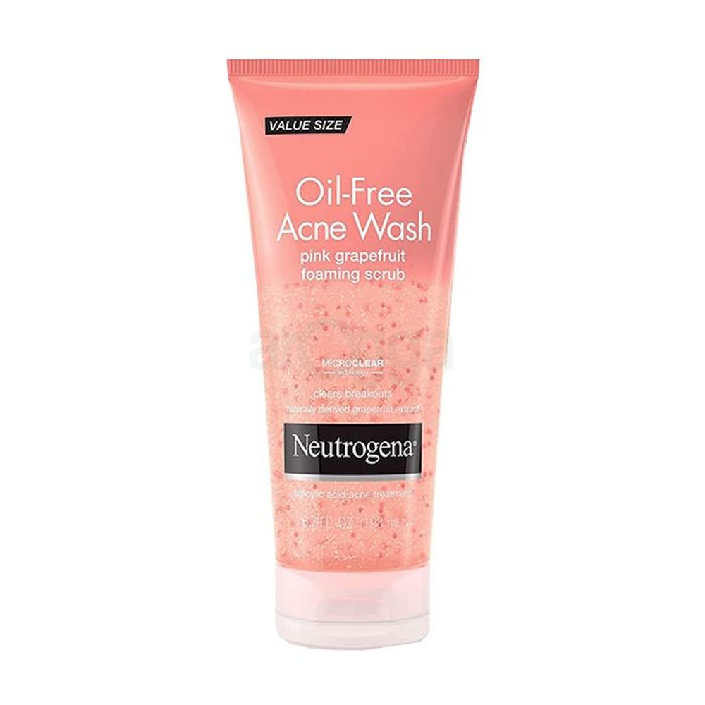 Neutrogena Oil-Free Acne Wash Pink Grapefruit Foaming Scrub  
