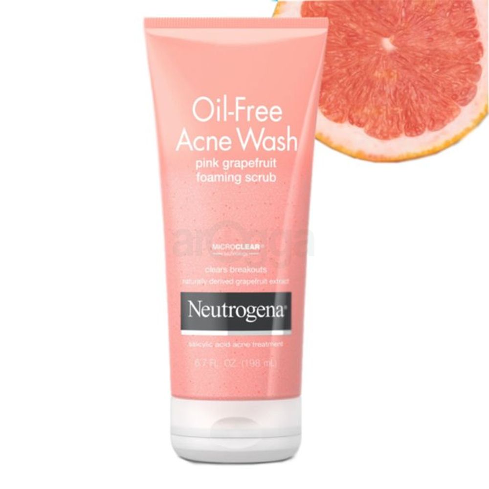 Neutrogena Oil-Free Acne Wash Pink Grapefruit Foaming Scrub  