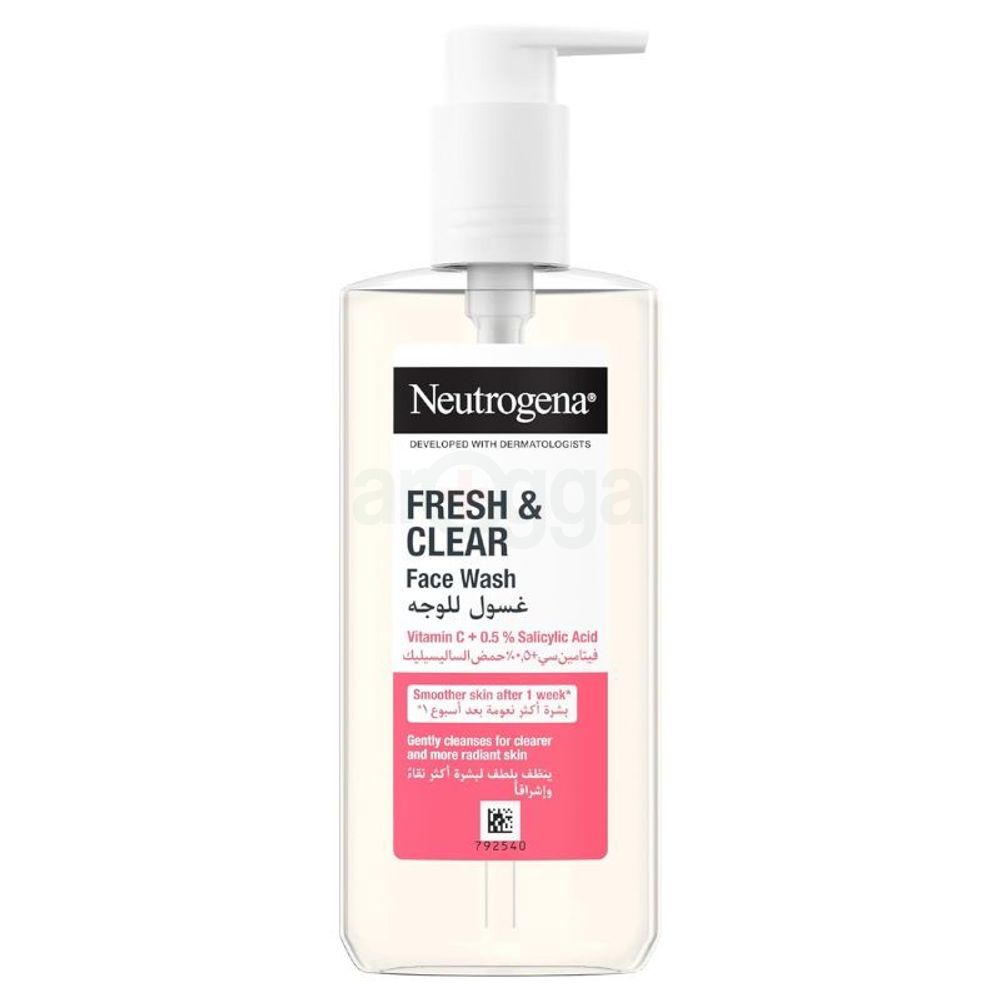 Neutrogena Fresh & Clear Facial Wash with Pink Grapefruit for Blemish Prone Skin 200ml  
