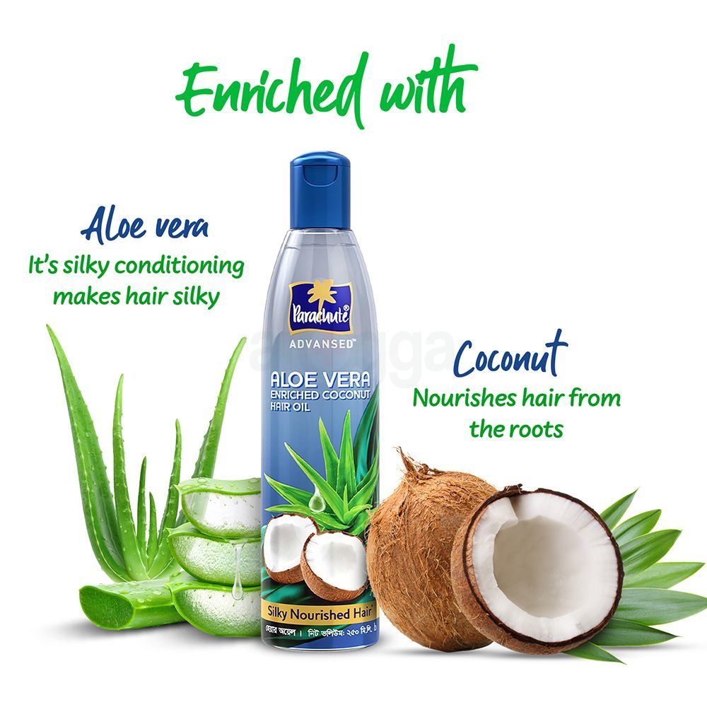 Parachute Advansed Aloe Vera Enriched Coconut Hair Oil 250ml  