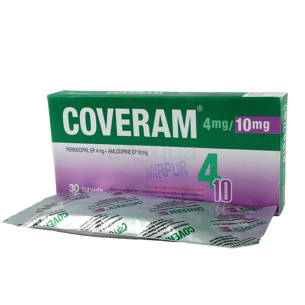 Coveram 4/10 4mg+10mg tablet