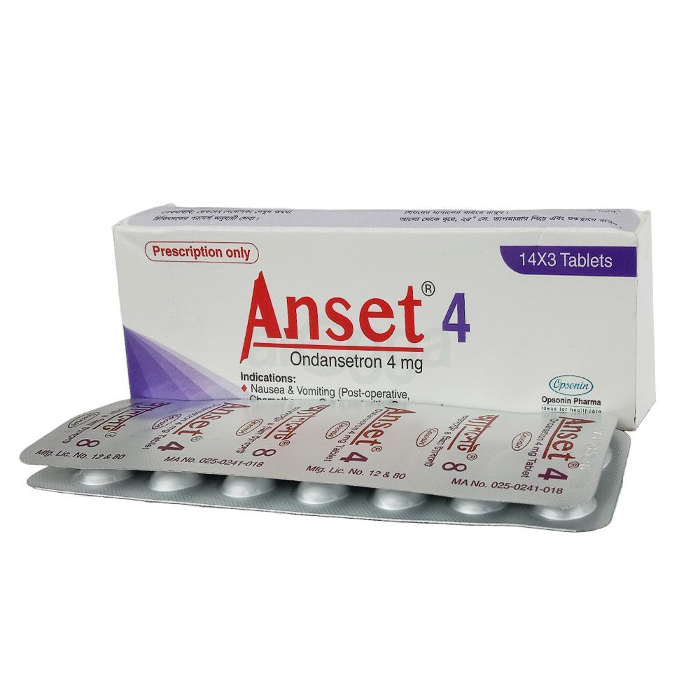 Anset 4mg Tablet