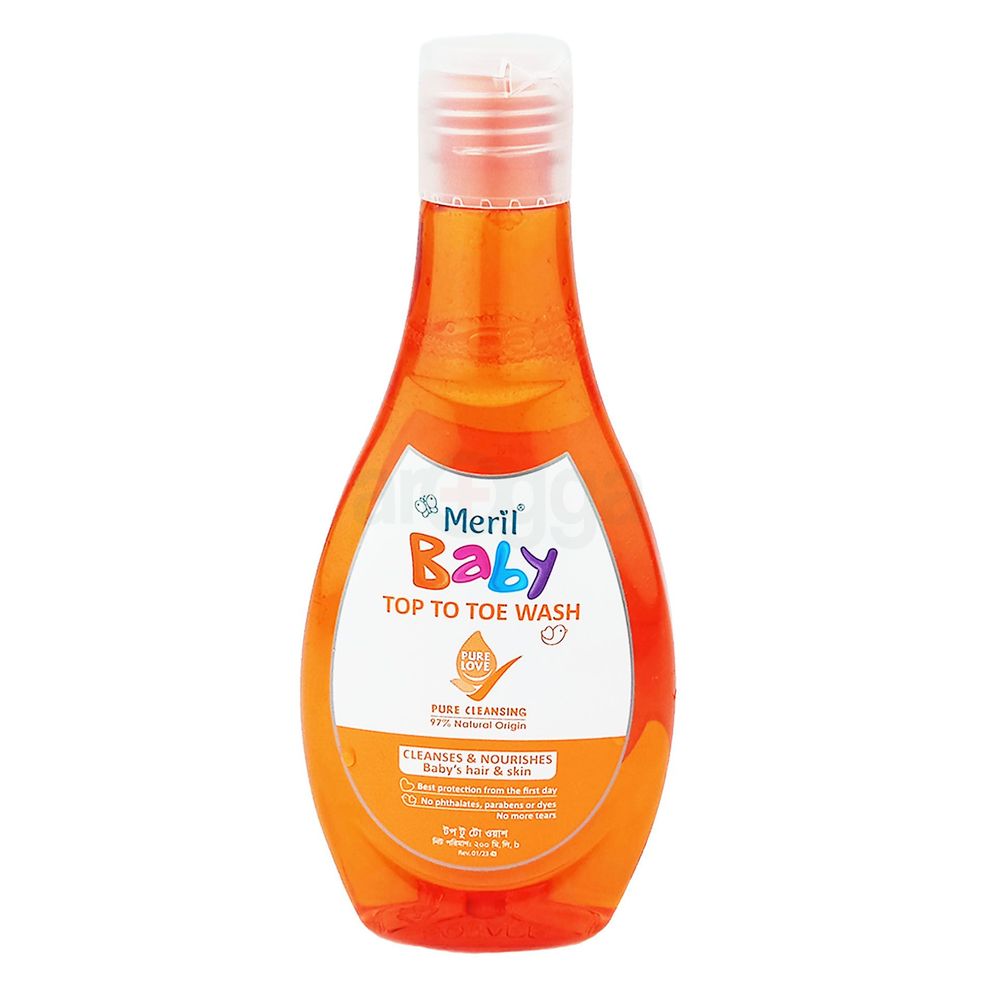Meril Baby Top to Toe Wash 200ml  