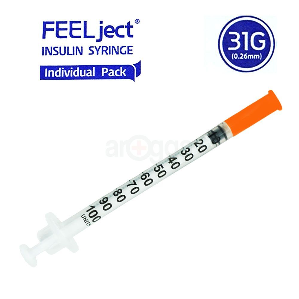 Insulin Syringe 100IU (Feel Ject)  