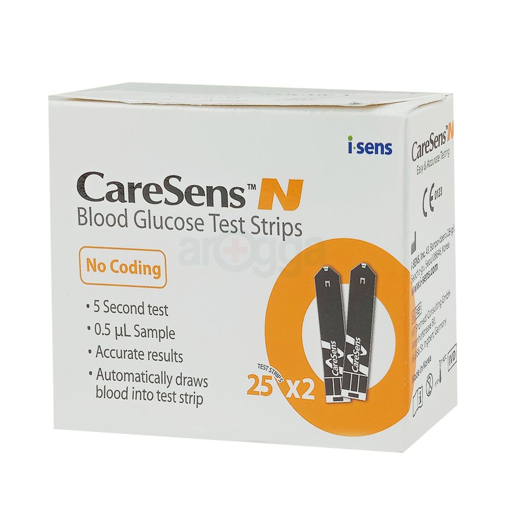 CareSens N Blood Glucose Test Strip 25's Pack  