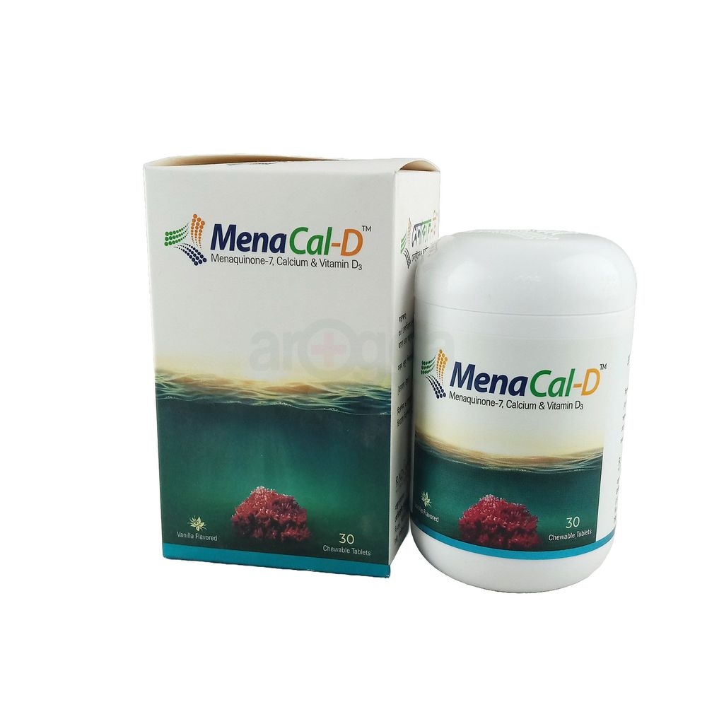 Menacal-D (30) 75mcg+264mg+200IU Tablet