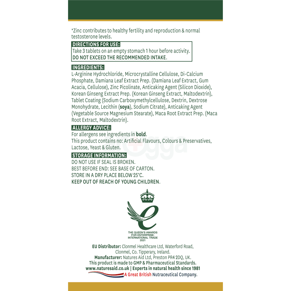 Natures Aid Active Man 60 Tablet  