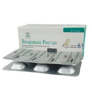 Respimax Pro 100 25mcg+100mcg+62.5mcg Capsule