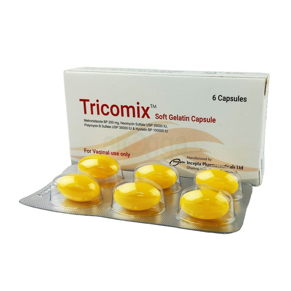 Tricomix Vaginal Suppository Vaginal Suppository Capsule