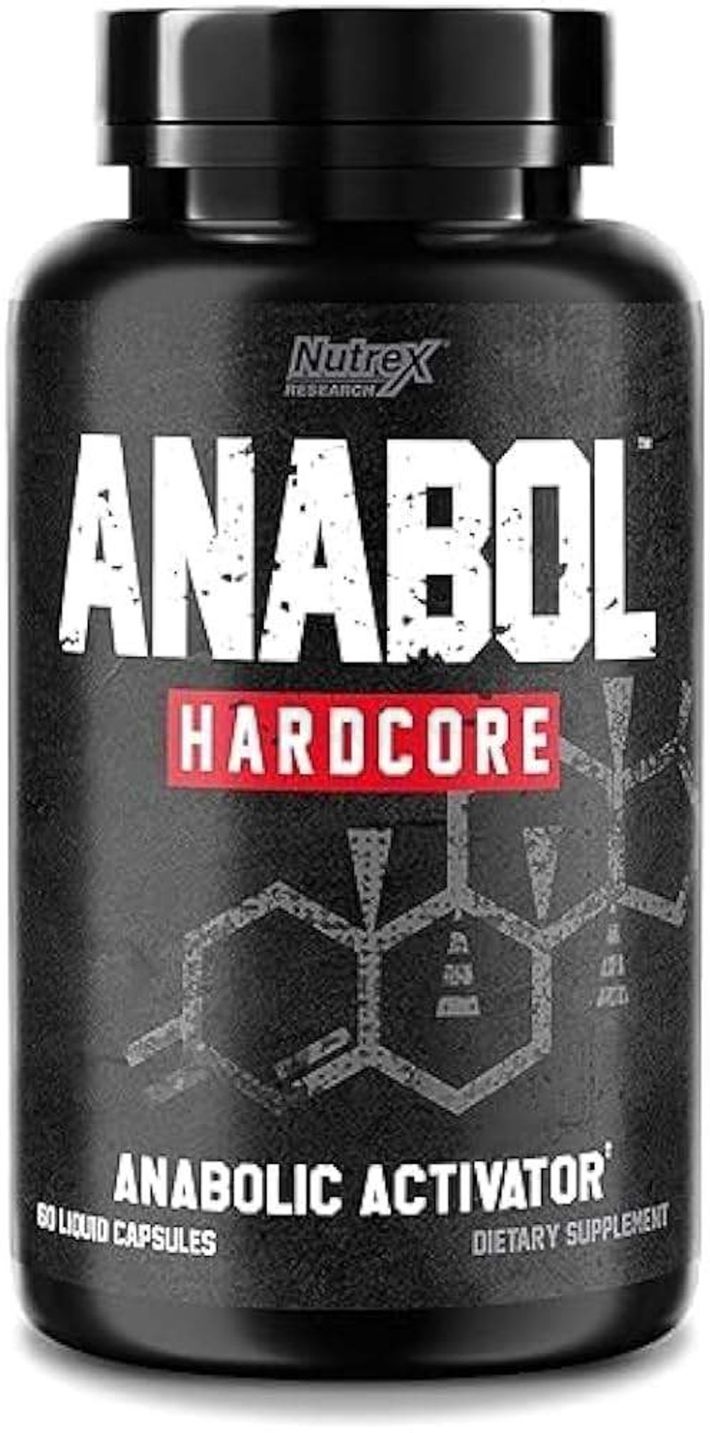 Nutrex Research Anabol Hardcore Anabolic Activator, Muscle Builder and Hardening Agent, 60 Pills 646.5mg Capsule