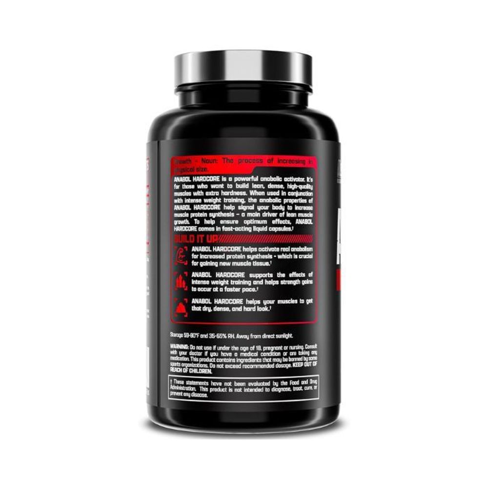 Nutrex Research Anabol Hardcore Anabolic Activator, Muscle Builder and Hardening Agent, 60 Pills  