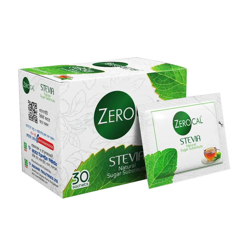Zerocal Stevia Natural Sugar 30 Sachets  