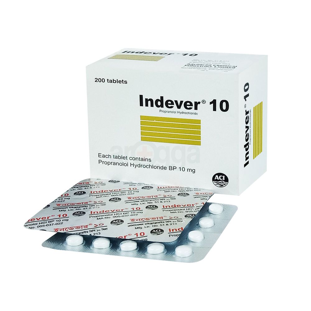 Indever 10mg Tablet