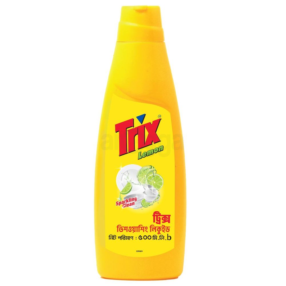 Trix Dishwashing Liquid Lemon Bottle 500ml  