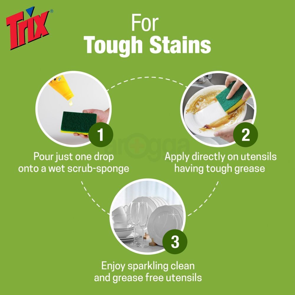 Trix Dishwashing Liquid Lemon Bottle 500ml  