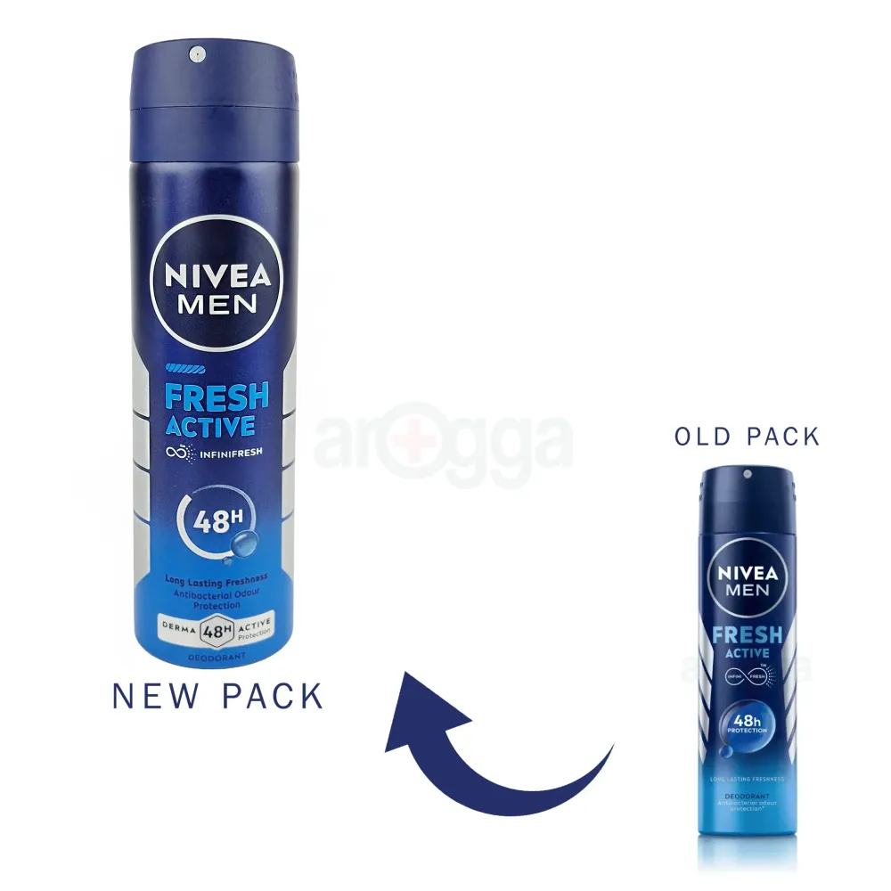 NIVEA MEN Body Spray Fresh Active 150ml  