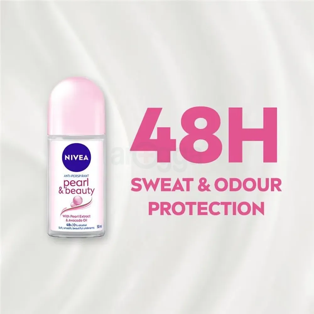 NIVEA Pearl & Beauty Deodorant Roll On for Women 50ml  