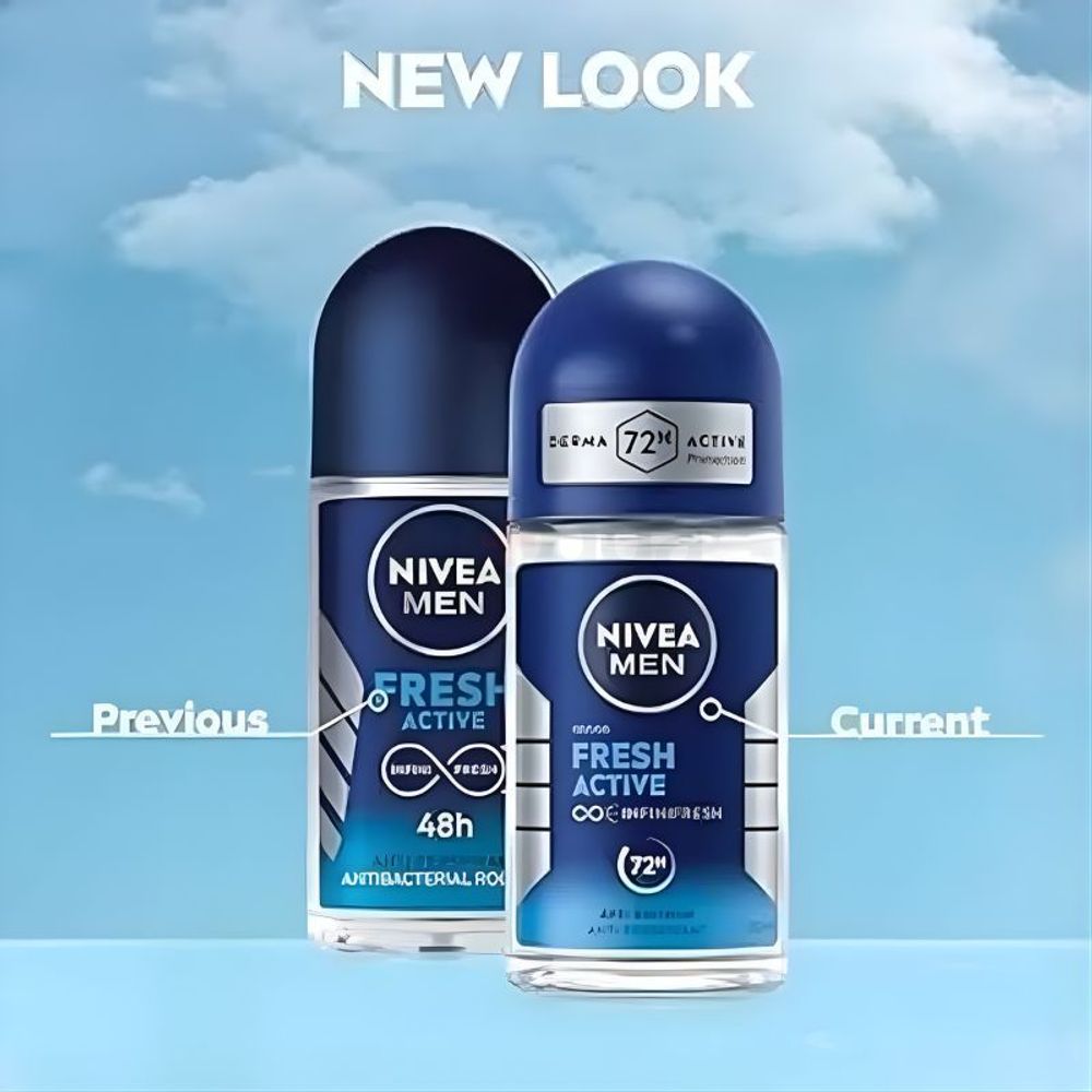 NIVEA MEN Roll On Fresh Active 50ml  