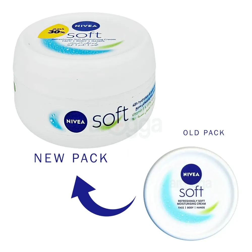Nivea Soft Moisturizing Cream 100ml Jar  