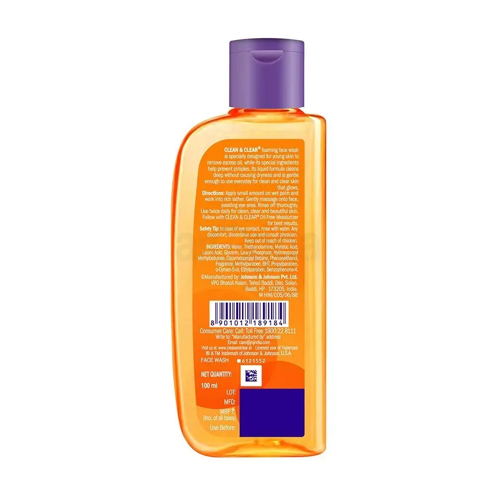 Clean & Clear Foaming Facewash for Oily Skin 100ml  